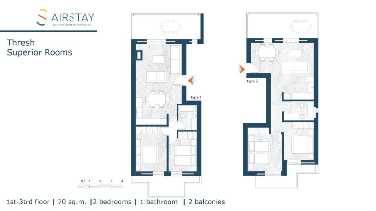 Thresh Apartments Airport By Airstay Spáta Exterior foto